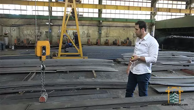 مراحل ساخت ساختمان اسکلت فلزی 