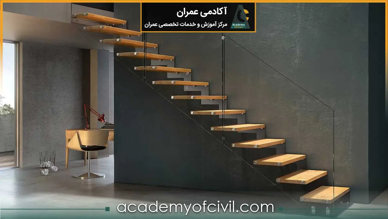 راه پله معلق یا شناور