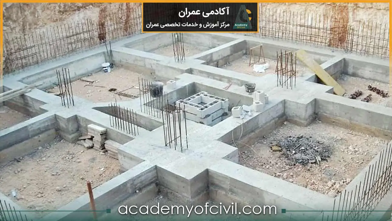عکس فونداسیون ساختمان