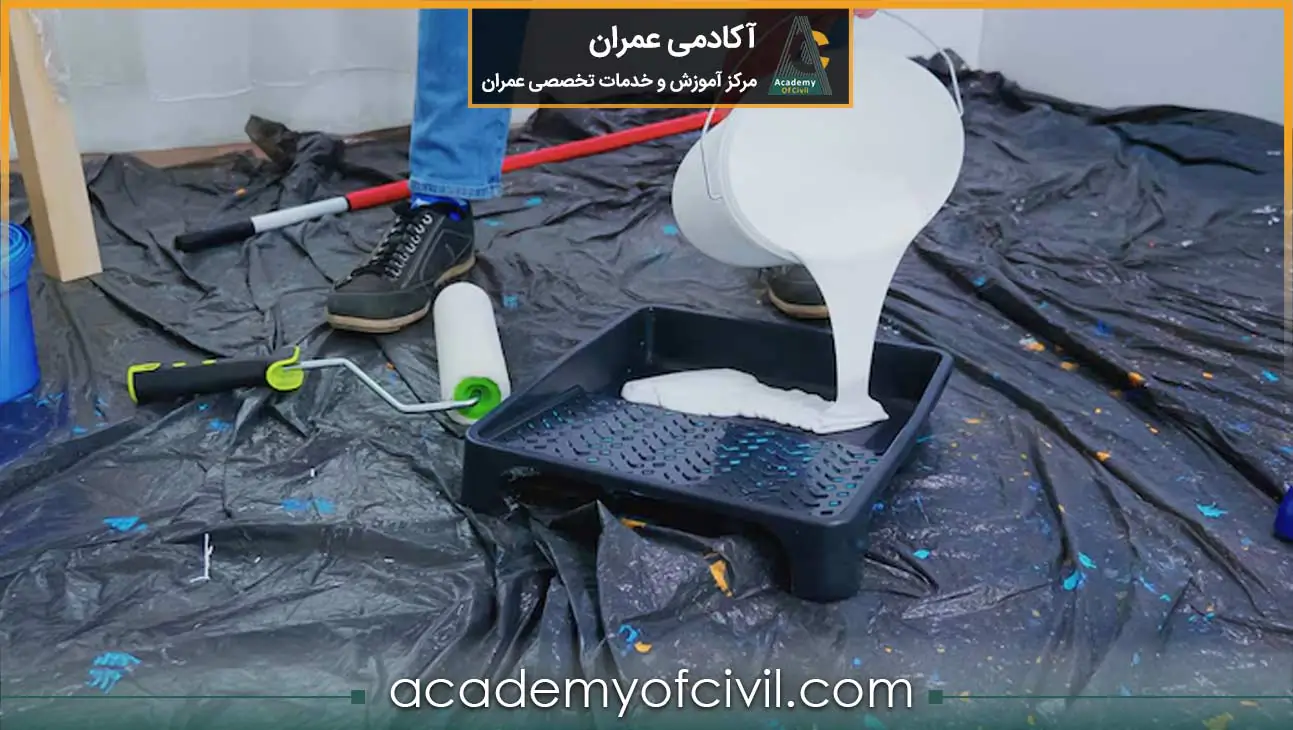 محاسبه مقدار رنگ ساختمان