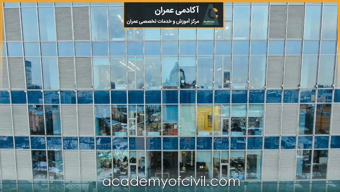 بازسازی نمای شیشه ای