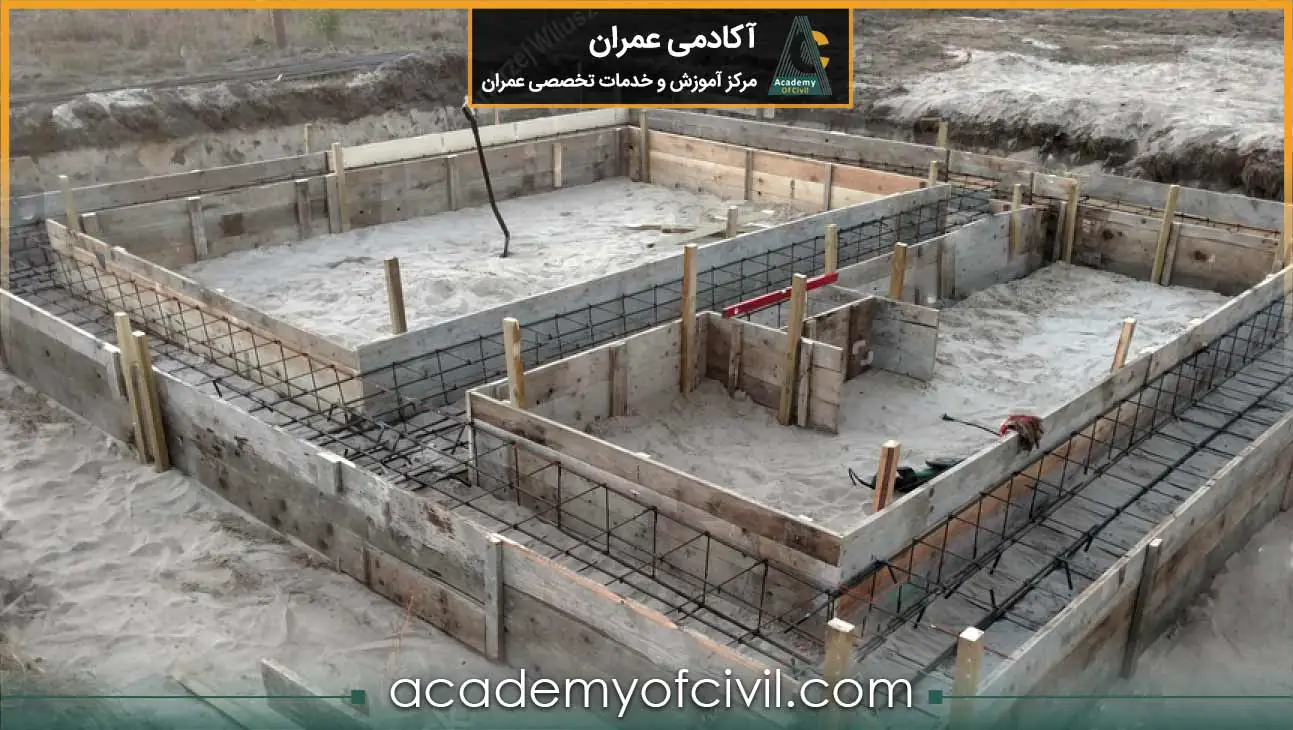 فونداسیون نواری مستطیلی