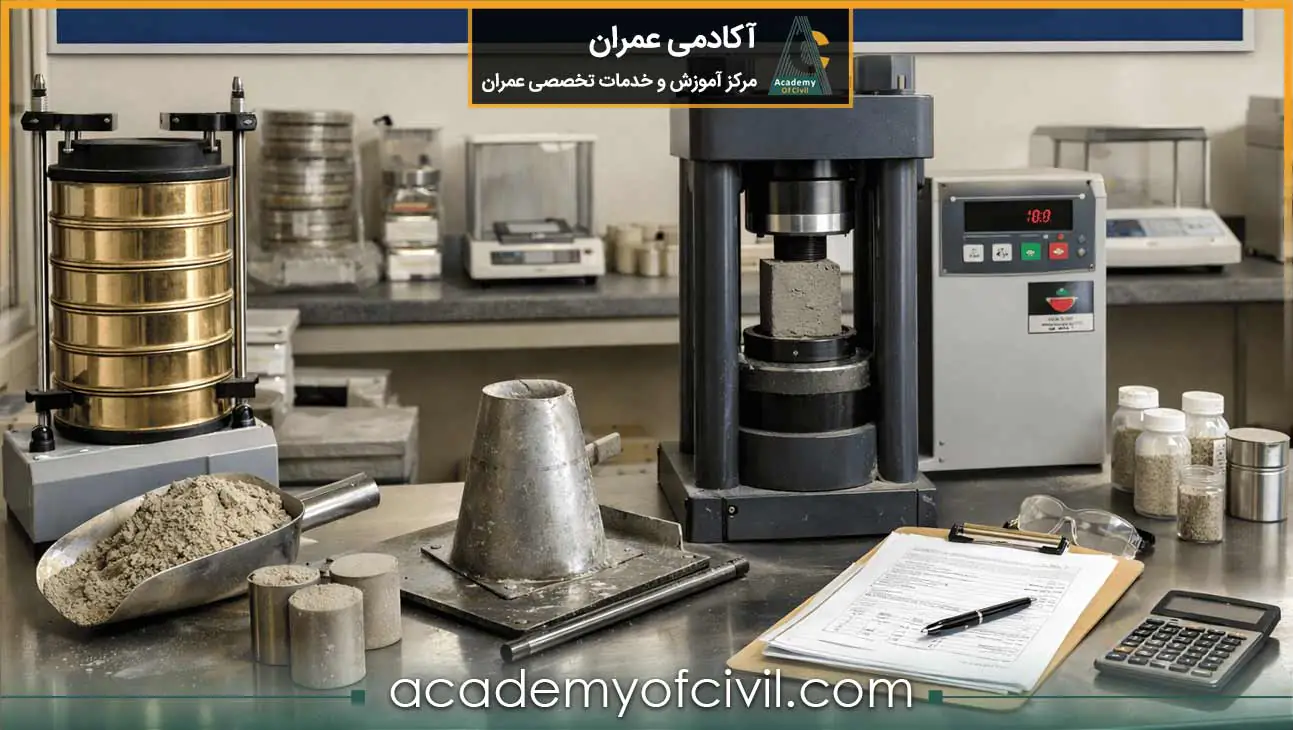 ضوابط پذیرش ازمایش بتن